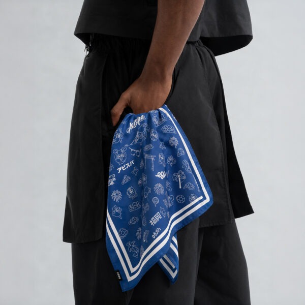 AE001 AVISPA BANDANA:FESTIVAL NAVY