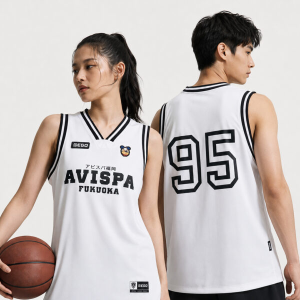 AE301 SLEEVELESS JERSEY WHITE