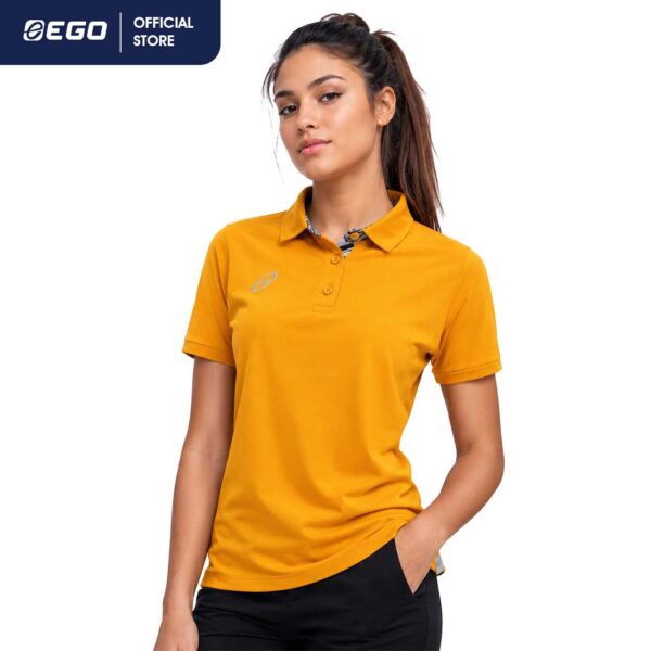 Second image of EG6183(3L-8L) เสื้อโปโลแขนสั้น ตกแต่งฐานปกลายม้าลาย Zebra Collection