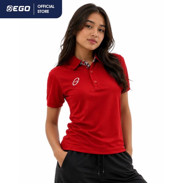Second image of EG6183(SS-XL) เสื้อโปโลแขนสั้น ตกแต่งฐานปกลายม้าลาย Zebra Collection