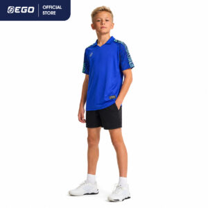 EG5164(KIDS) เสื้อฟุตบอลคอปกวีปกพิมพ์ลายAFCON-AZTEC (EGO SPORT)